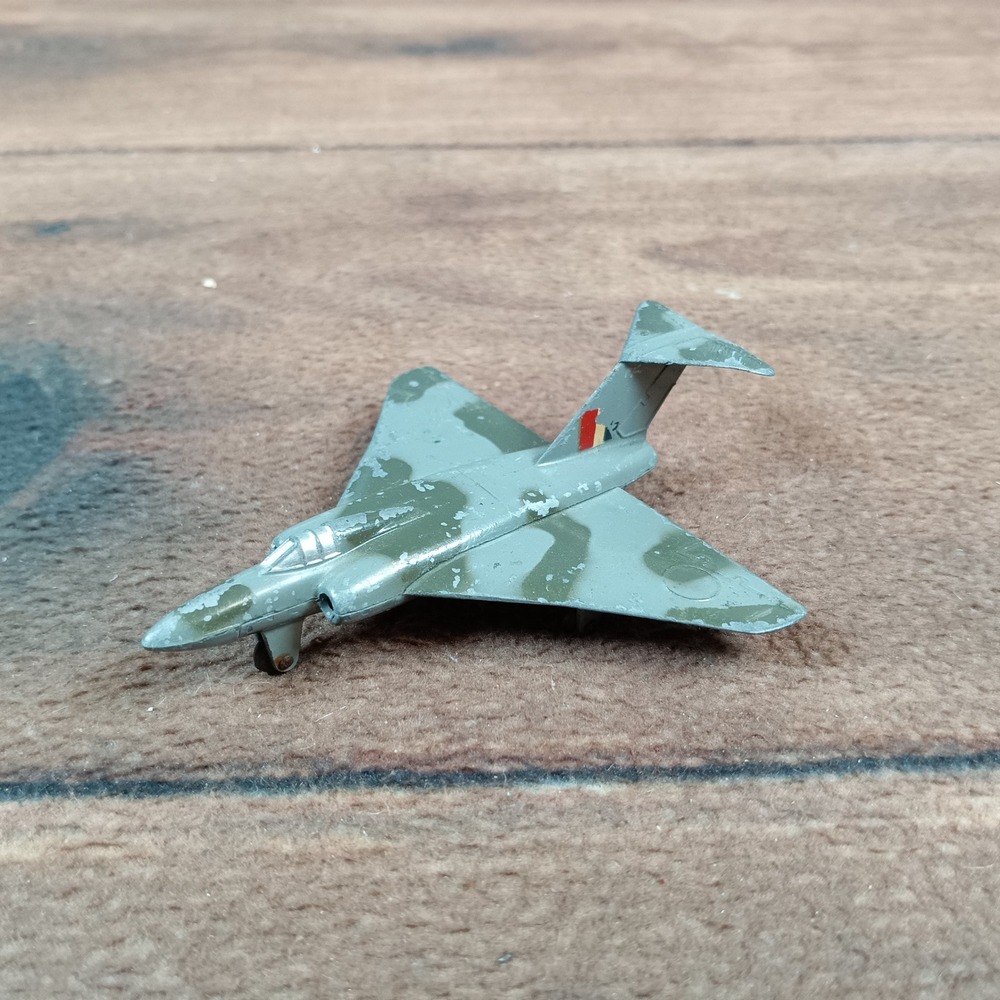 Vintage Dinky Toys 735 Gloster Javelin Diecast Fighter Jet Camouflage England